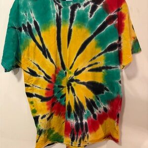 Colorful Tie-Dye Short Sleeve Tee